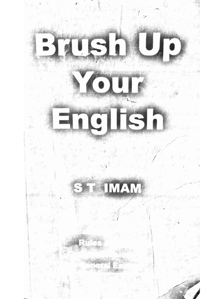 Brush Up Your English